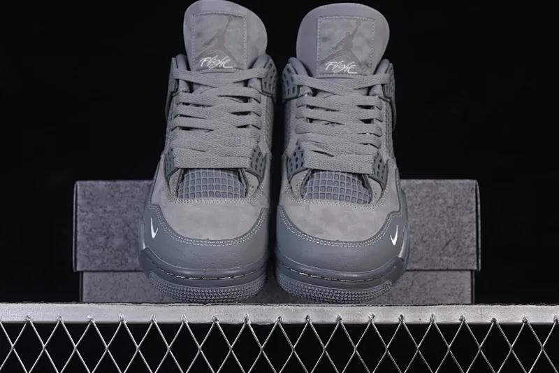 All categories Air Jordan Jordan series basketball shoes Air Jordan 4 Nigel Sylvester x Air Jordan 4 Retro "Grey" AJ4 Joe 4 joint gray brick HF4340-003